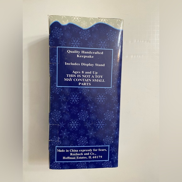 Winter Holiday Dress With Stocking Cap (Bisque Porcelain Doll) Collectible - Picture 14 of 14